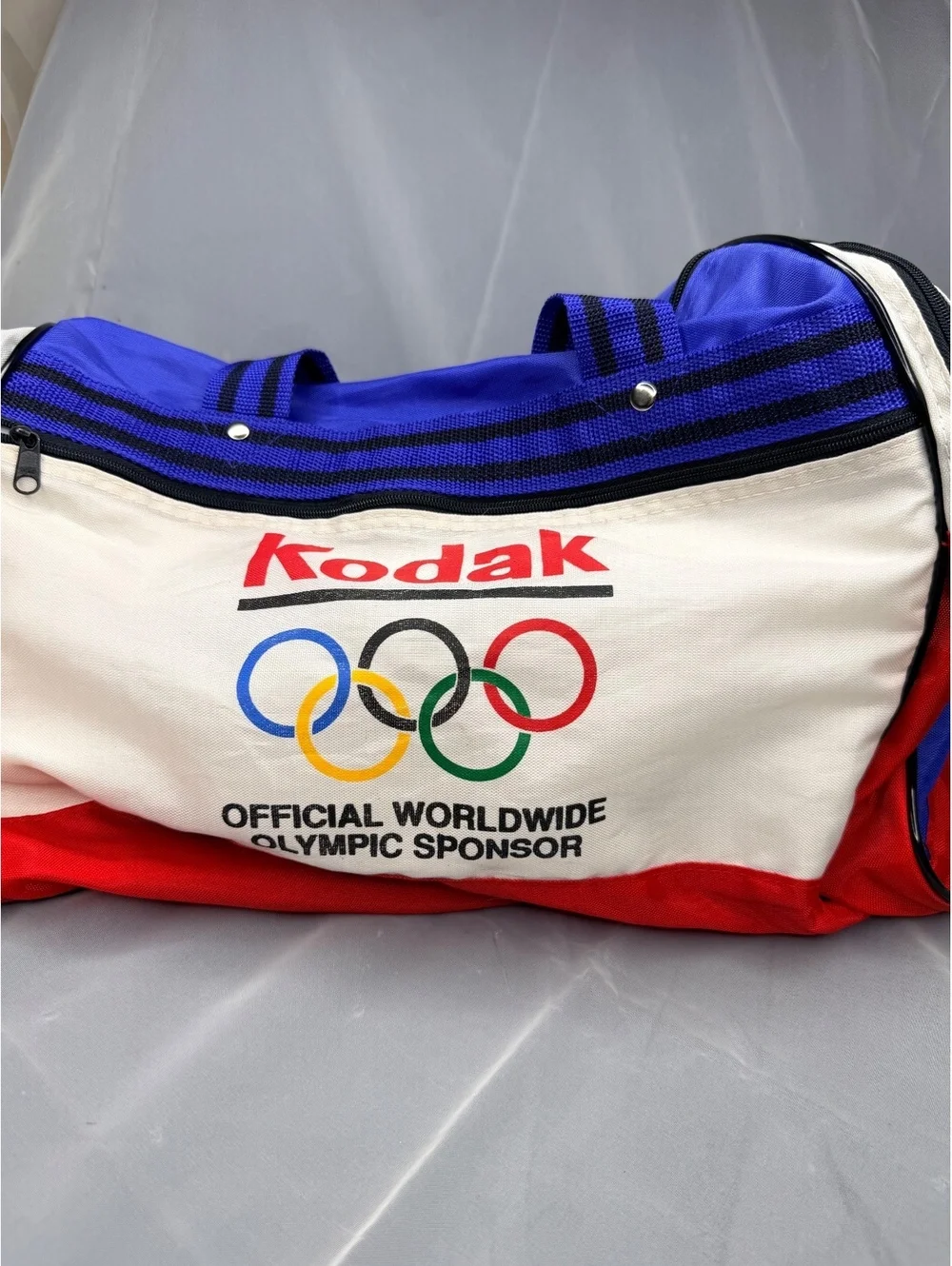 1990s Kodak Olympic Sponsor Duffel Bag Gym Bag